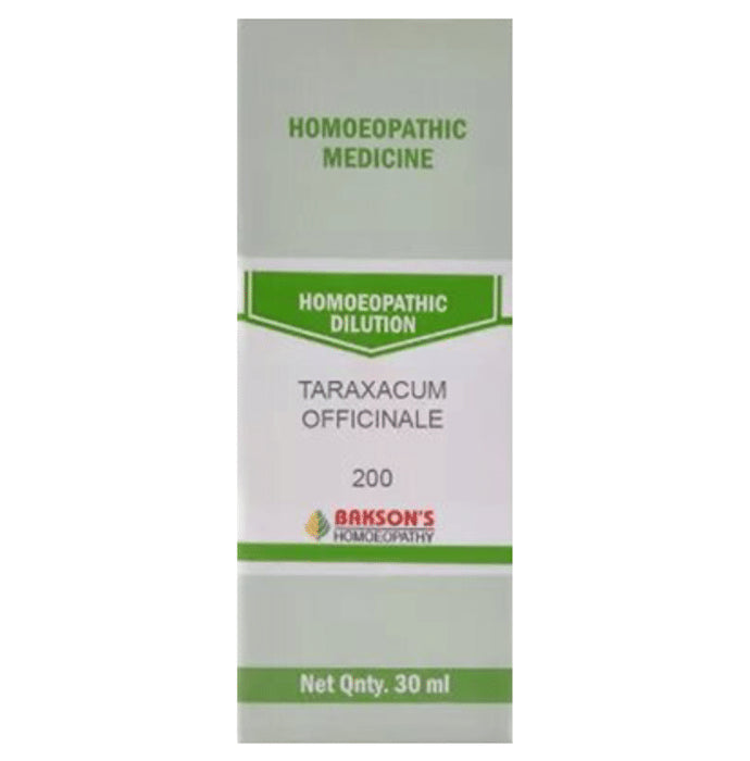 Bakson's Homeopathy Taraxacum Officinale Dilution 200 - Classic Derma