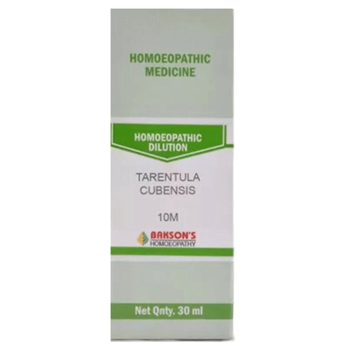 Bakson's Homeopathy Tarentula Cubensis Dilution 10M - Classic Derma