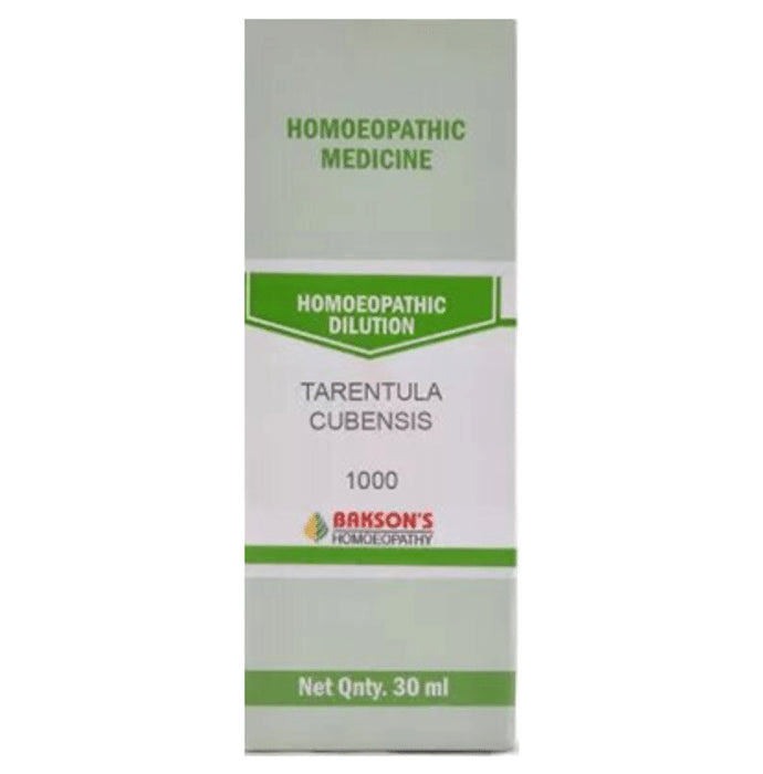 Bakson's Homeopathy Tarentula Cubensis Dilution 1M - Classic Derma