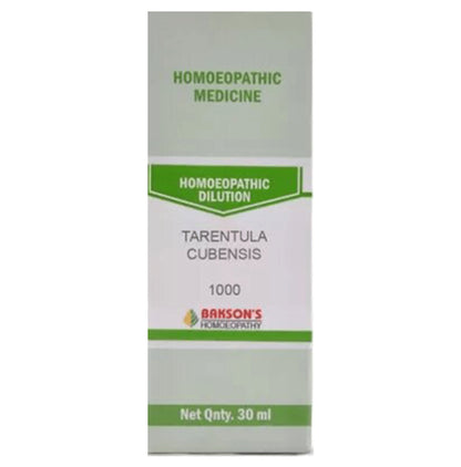 Bakson's Homeopathy Tarentula Cubensis Dilution 1M - Classic Derma