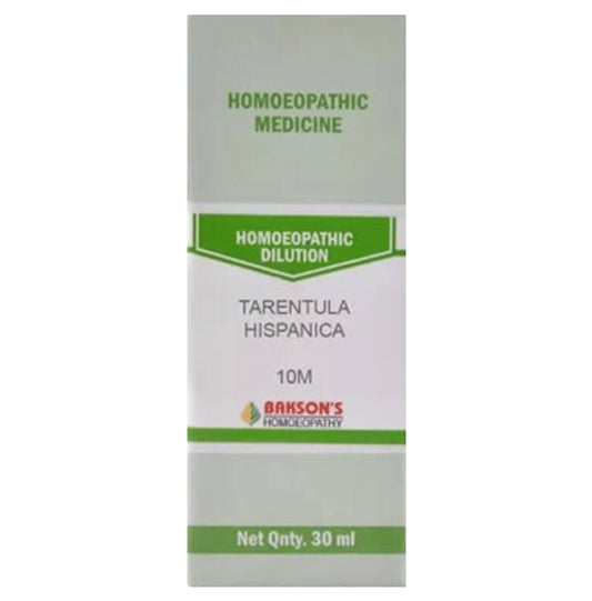 Bakson's Homeopathy Tarentula Hispanica Dilution 10M - Classic Derma