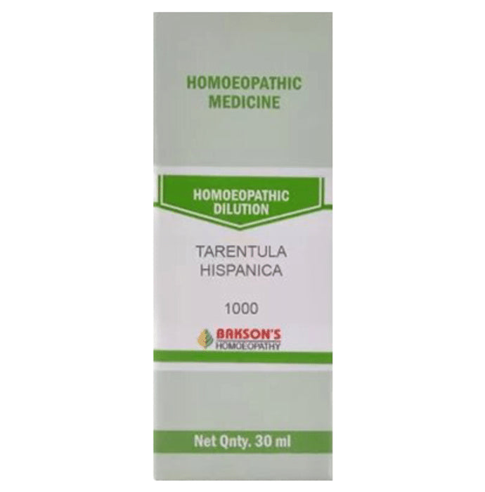 Bakson's Homeopathy Tarentula Hispanica Dilution 1M - Classic Derma