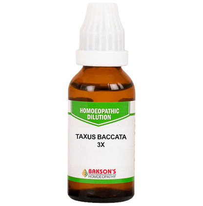 Bakson's Homeopathy Taxus Baccata Dilution 3X