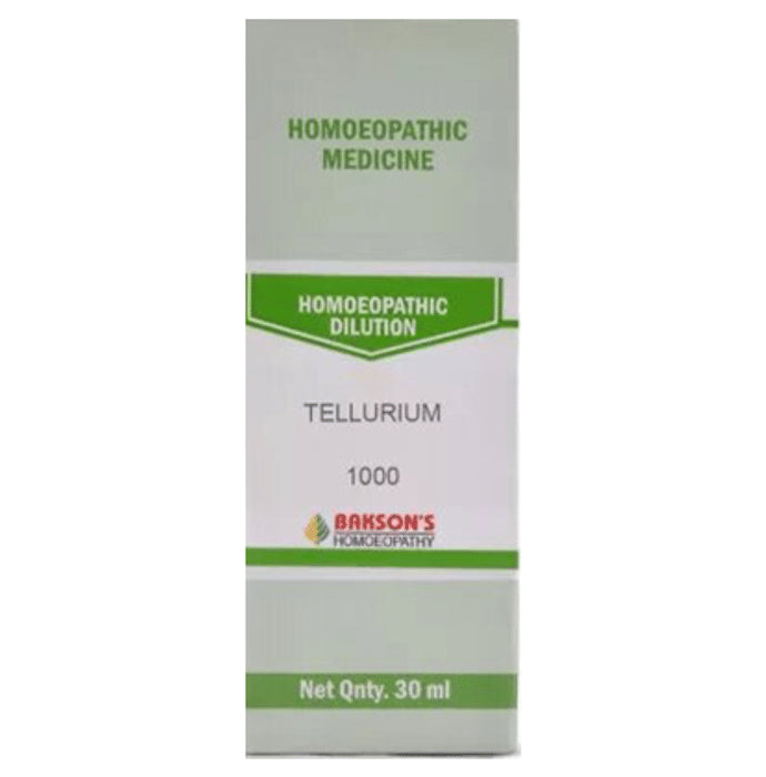 Bakson's Homeopathy Tellurium Dilution 1M - Classic Derma