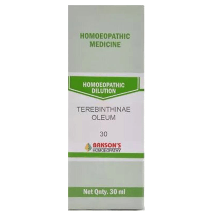 Bakson's Homeopathy Terebinthinae Oleum Dilution 30 - Classic Derma