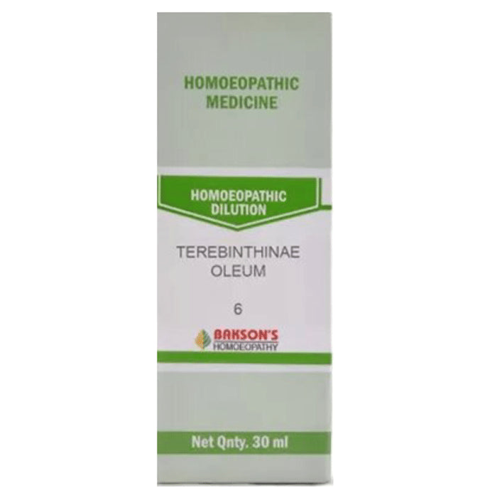 Bakson's Homeopathy Terebinthinae Oleum Dilution 6 - Classic Derma