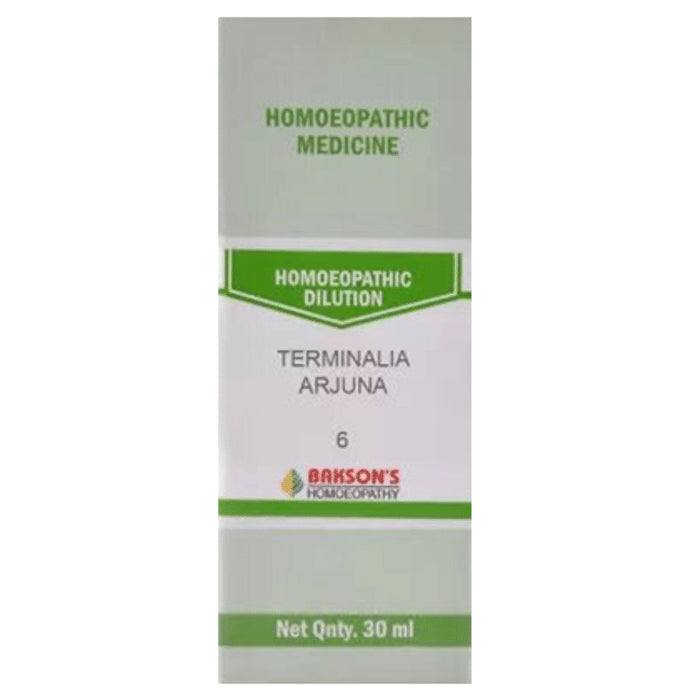 Bakson's Homeopathy Terminalia Arjuna Dilution 6 - Classic Derma