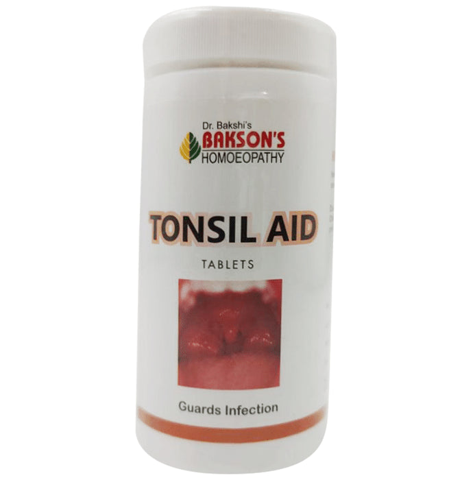 Bakson's Homeopathy Tonsil Aid Tablet - Classic Derma