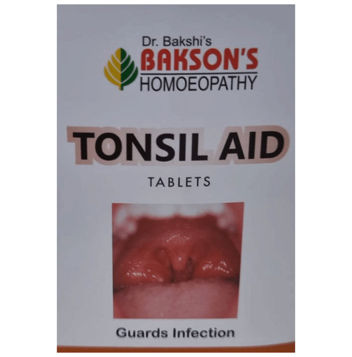 Bakson's Homeopathy Tonsil Aid Tablet - Classic Derma