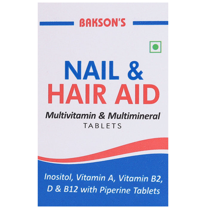 Bakson's Nail & Hair Aid Tablet - Classic Derma