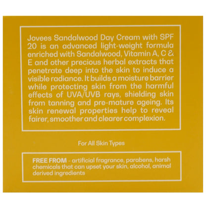 Jovees Sandalwood Protection Day Cream SPF 20