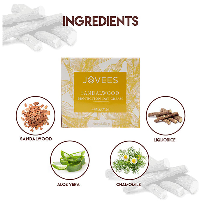Jovees Sandalwood Protection Day Cream SPF 20