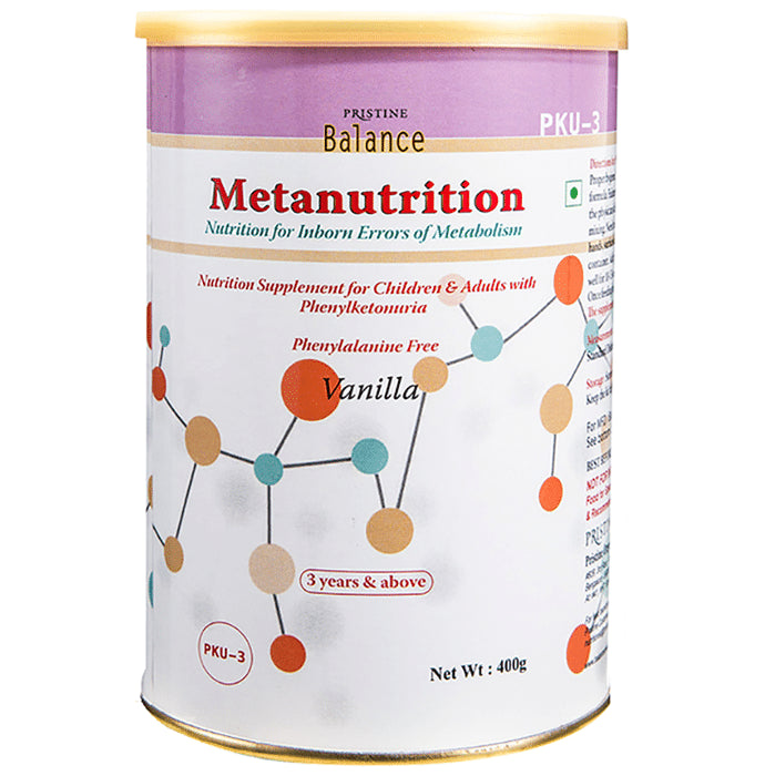 Pristine Balance Metanutrition PKU 3 (3 Years & Above) Powder Vanilla - Classic Derma