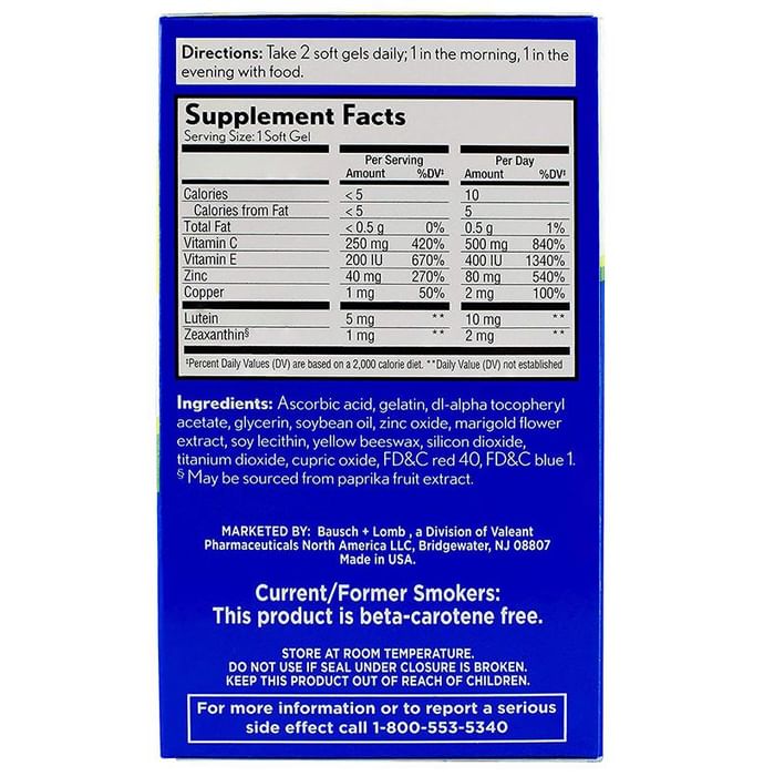 Bausch PreserVision AREDS 2 Softgels