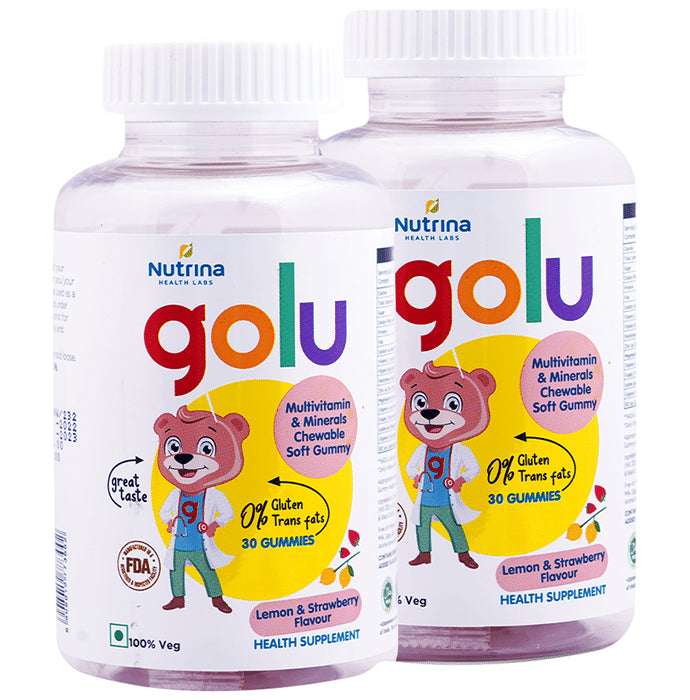 Nutrina Health Labs Golu Multivitamins and Minerals Gummy (30 Each) - Classic Derma