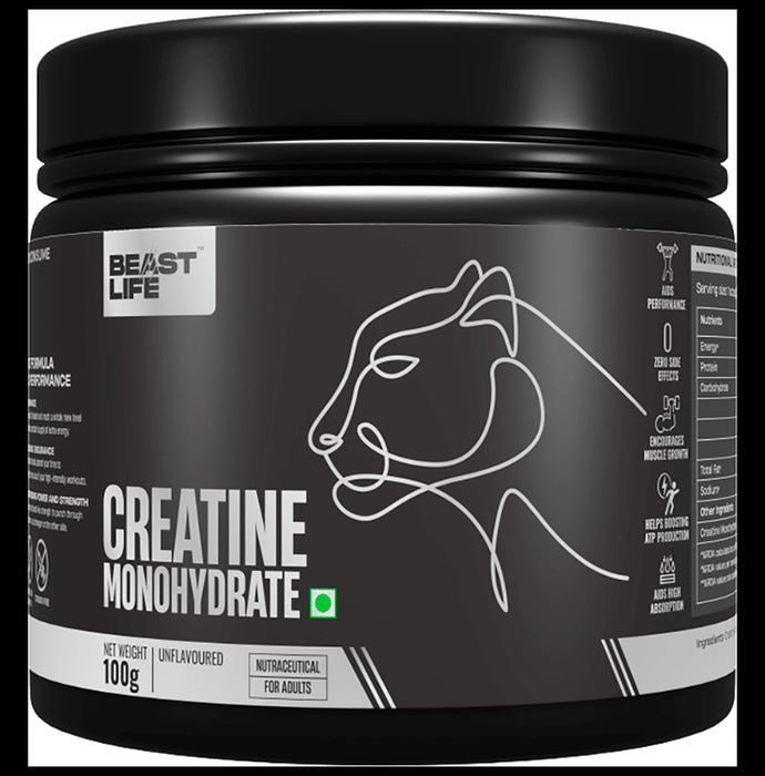 BeastLife Creatine Monohydrate Powder Unflavored - Classic Derma