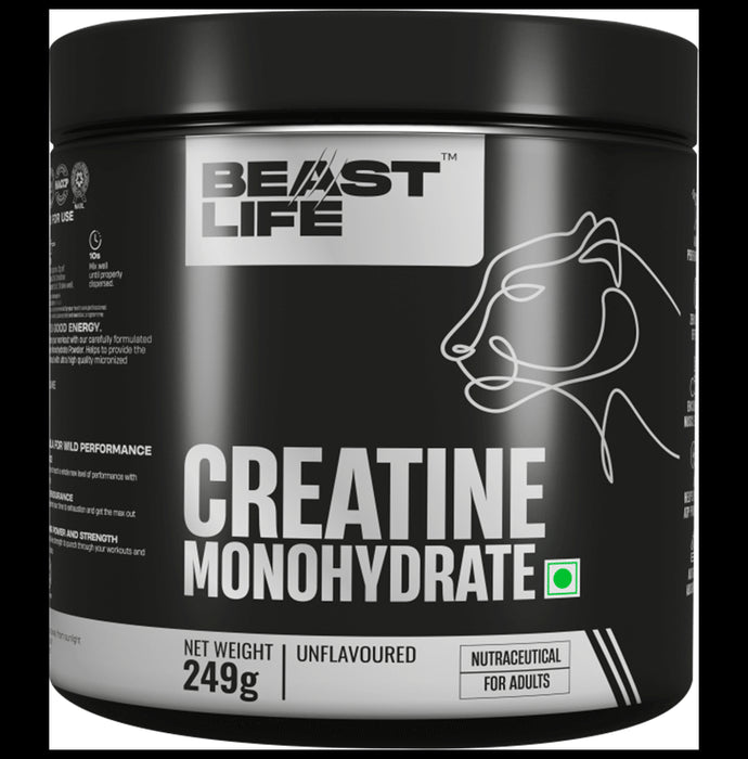 BeastLife Creatine Monohydrate Powder Unflavored - Classic Derma