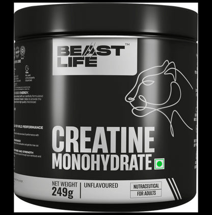 BeastLife Creatine Monohydrate Powder Unflavored - Classic Derma