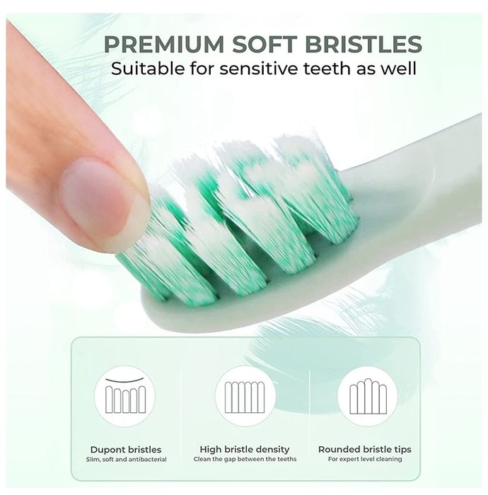 beatXP Vibe Sonic Electric Toothbrush Green