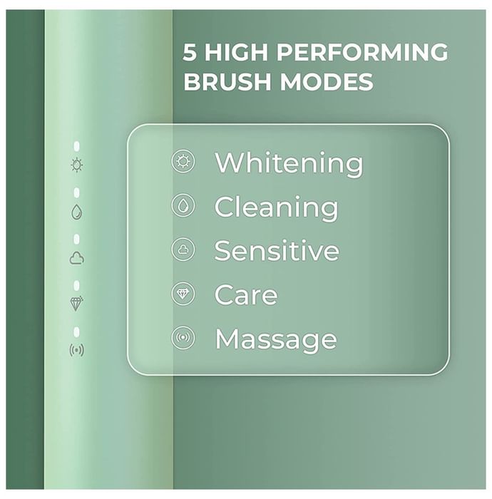 beatXP Vibe Sonic Electric Toothbrush Green