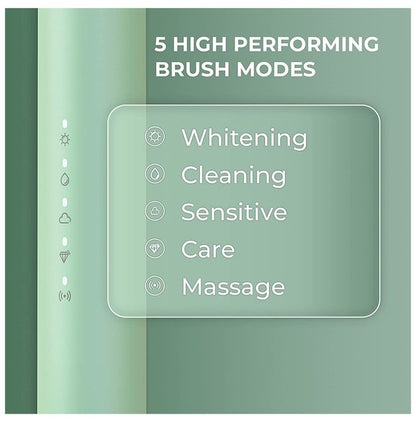 beatXP Vibe Sonic Electric Toothbrush Green