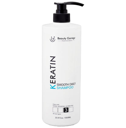 Beauty Garage Keratin Smooth Daily Shampoo - Classic Derma