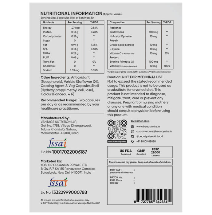 Beautywise Skin Brilliance Capsule