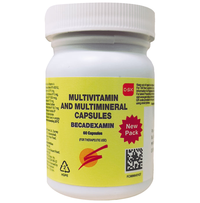 Becadexamin Multivitamin & Multimineral Capsule - Classic Derma