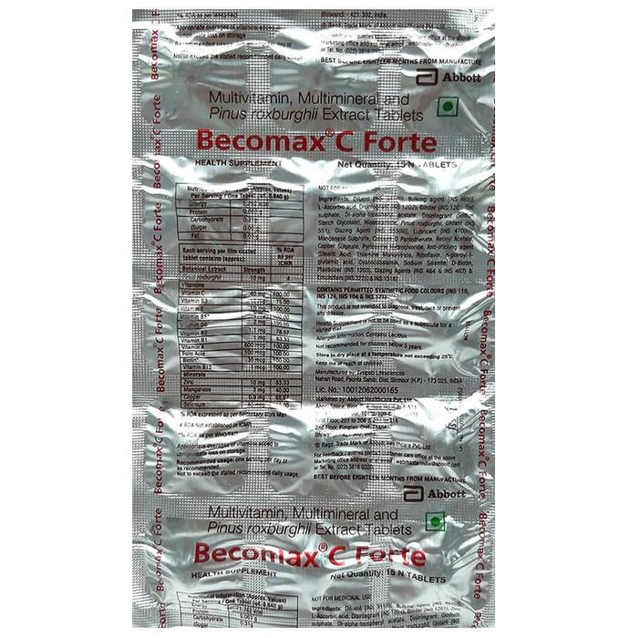 Becomax C Forte Tablet - Classic Derma