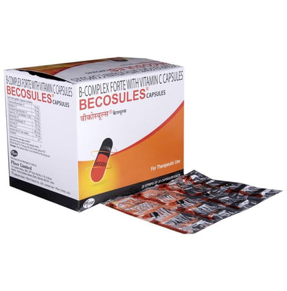 Becosules Capsule with B-Complex & Vitamin C | For Mouth Ulcers - Classic Derma