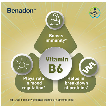Benadon 40mg for Immunity, Mood Regulation & Protein Breakdown | Tablet