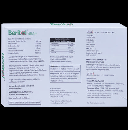 Beritol Tablet | Vitamin & Mineral Support