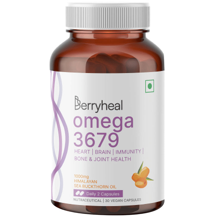 Berryheal Sea Buckthorn Whole Berry Oil Vegan Capsule (30 Each)