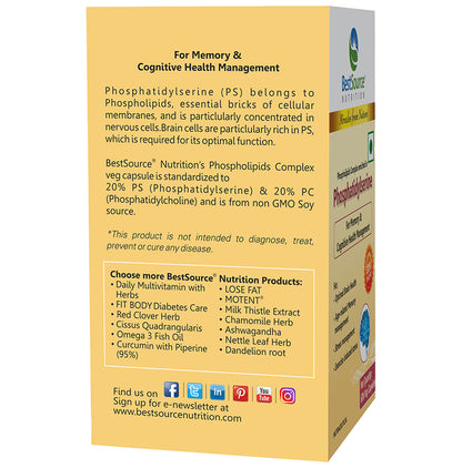 BestSource Nutrition Phosphatidylserine Capsule
