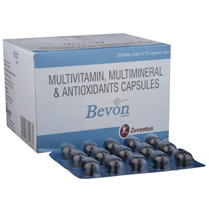 Bevon Capsule with Multivitamin, Multimineral & Antioxidants | For Nutrition Support - Classic Derma