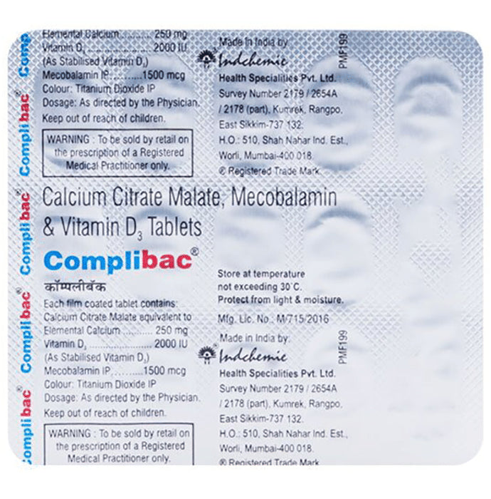 Complibac Tablet - Classic Derma