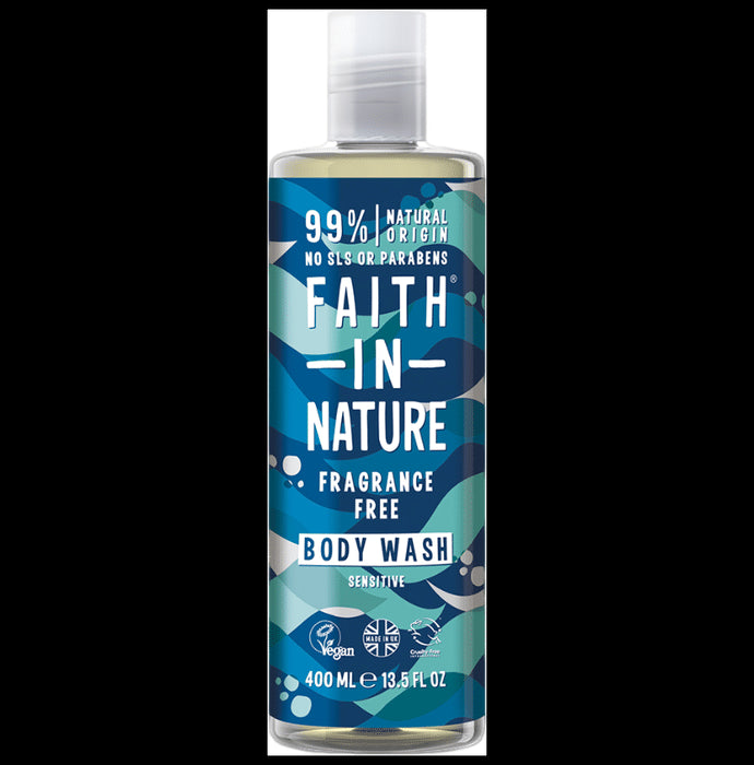 Faith in Nature Fragrance Free Body Wash - Classic Derma