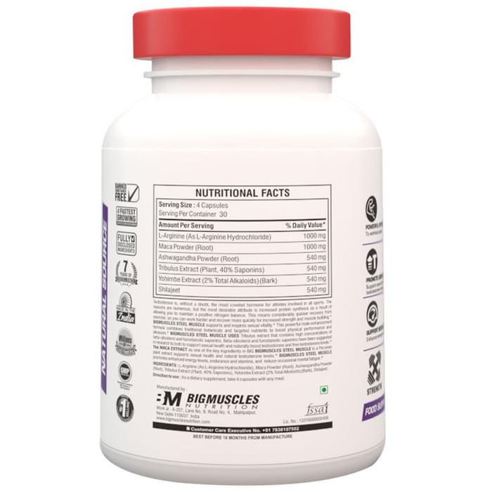 Big Muscles Steel Muscle Capsule