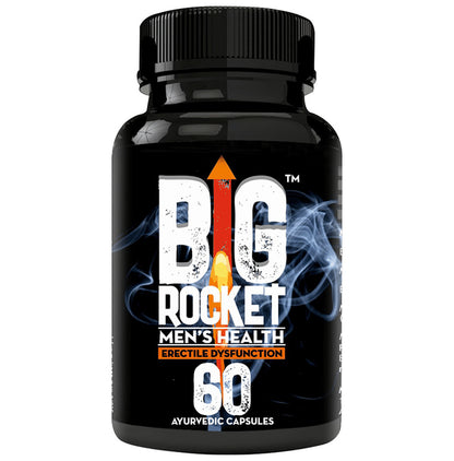 Big Rocket Men's Health Erectile Dysfunction Ayurvedic Capsule - Classic Derma