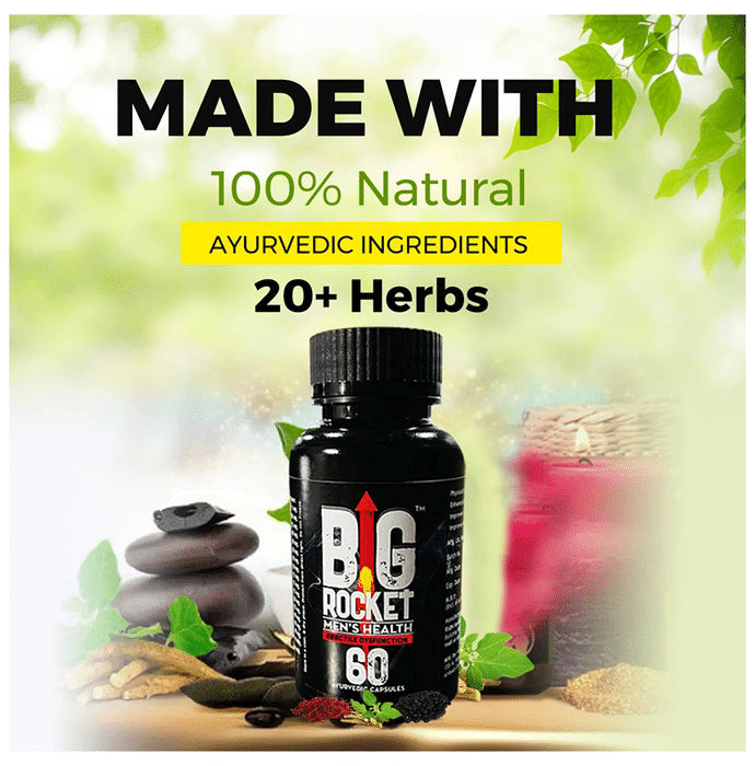 Big Rocket Men's Health Erectile Dysfunction Ayurvedic Capsule