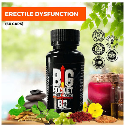Big Rocket Men's Health Erectile Dysfunction Ayurvedic Capsule