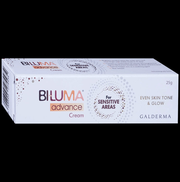 Biluma Advance Cream for Sensitive Areas | For Glow & Even Skin Tone