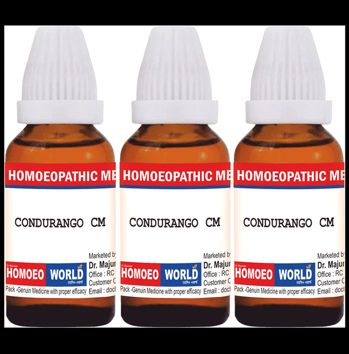 Dr. Majumder Homeo World Condurango Dilution (30ml Each) CM - Classic Derma