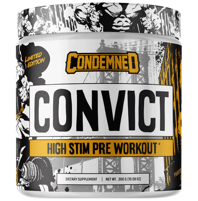 Condemned Labz Convict High Stim Pre Workout Powder - Classic Derma
