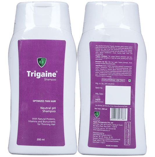 Trigaine Neutral pH Shampoo | Optimises Thin Hair - Classic Derma