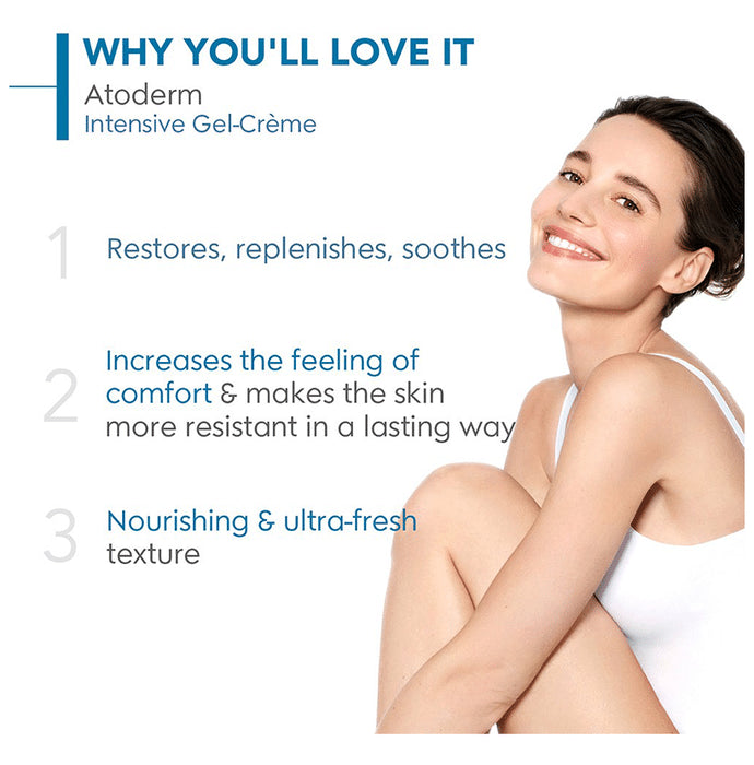 Bioderma Atoderm Intensive Gel | Ultra Soothing Cooling Care | For Very Dry, Irritated to Atopic Sensitive Skin