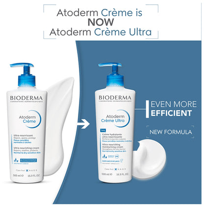 Bioderma Atoderm Ultra Nourishing Cream | Face Care Product for Normal to Dry, Sensitive Skin | Hydrates and Strengthens Skin Barrier