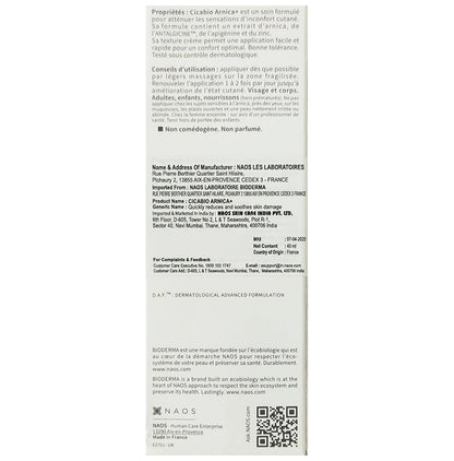 Bioderma Cicabio Arnica+ Cream | Soothing SOS Care for Reducing Sun Damage