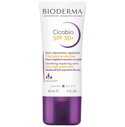Bioderma Cicabio Soothing Repairing Care SPF 50+ Cream - Classic Derma