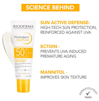 Bioderma Photoderm Aquafluide SPF 50+ Cream Invisible